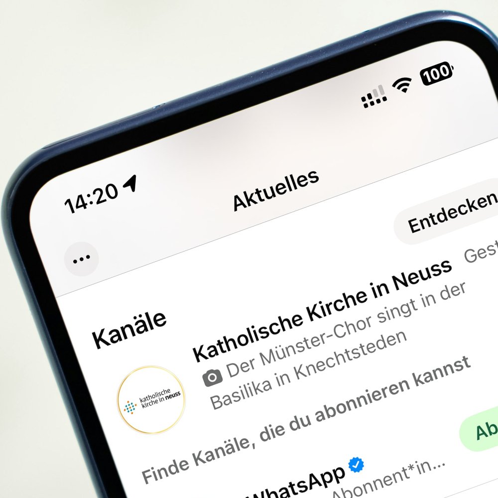 WhatsApp-Kanal der Katholischen Kirche in Neuss (c) Katholische Kirche in Neuss