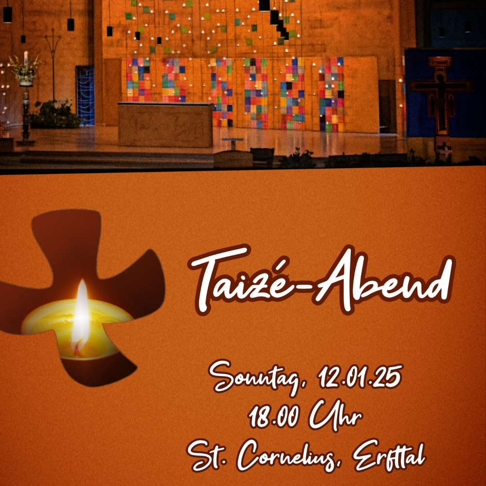 Taizé-Abend in St. Cornelius am 12.01.2025