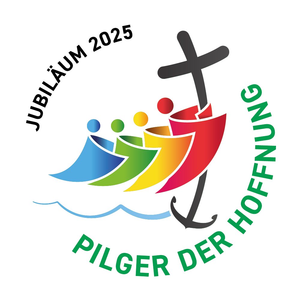 Heiliges Jahr 2025 - Pilger der Hoffnung - Logo (c) Dikasterium für die Evangelisierung (Vatikan)